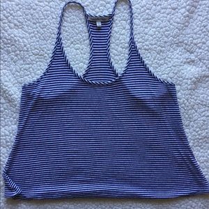 Striped crop top